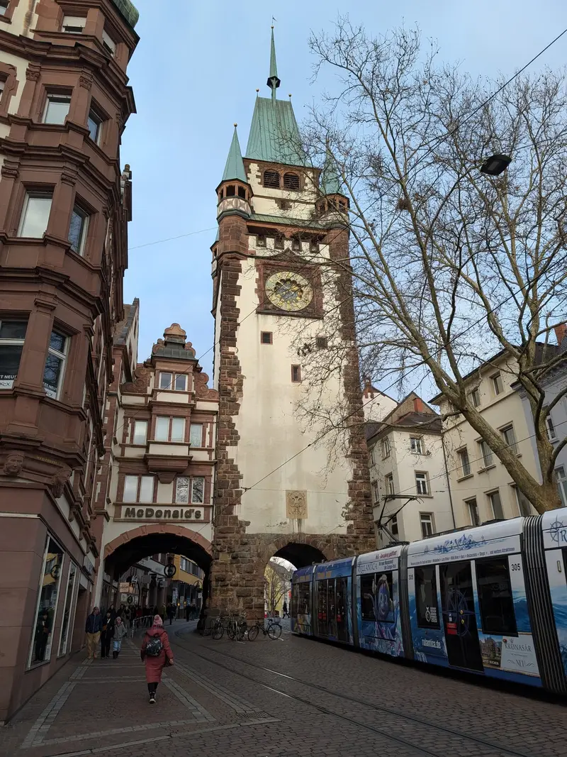 The Christmas market in Freiburg im Breisgau, Germany