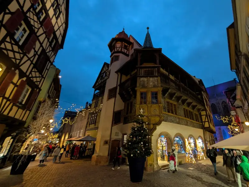 The Christmas market in Colmar, France
