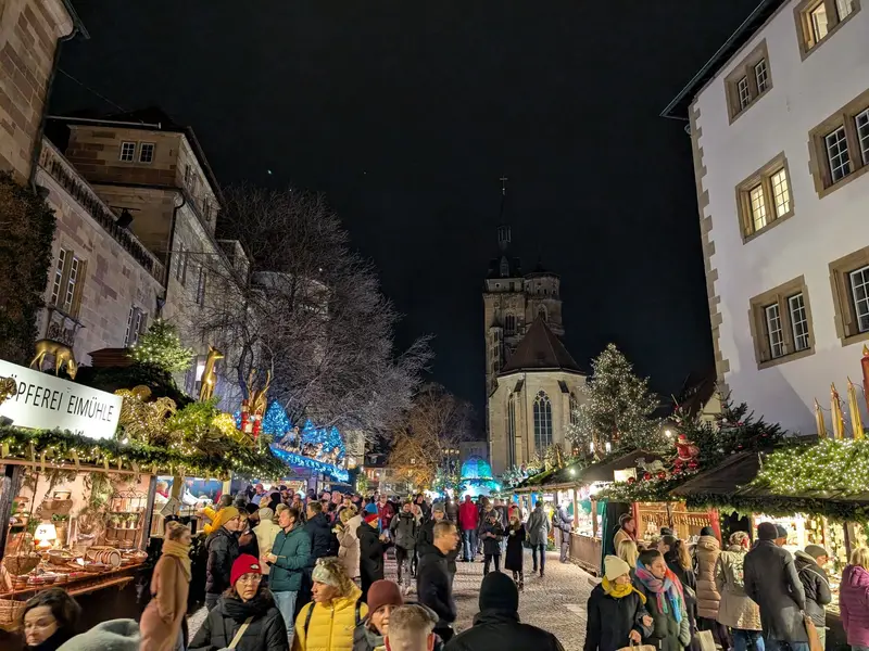 The Christmas market in Stuttgart, Germany