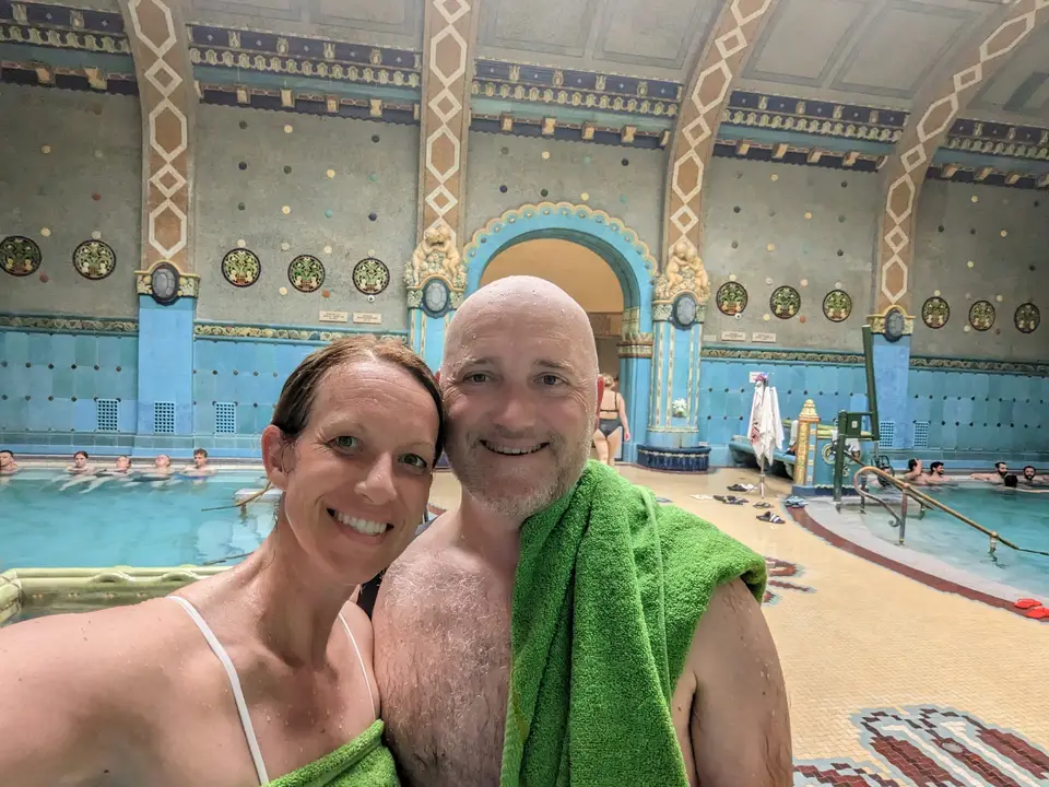 At the Gellért baths