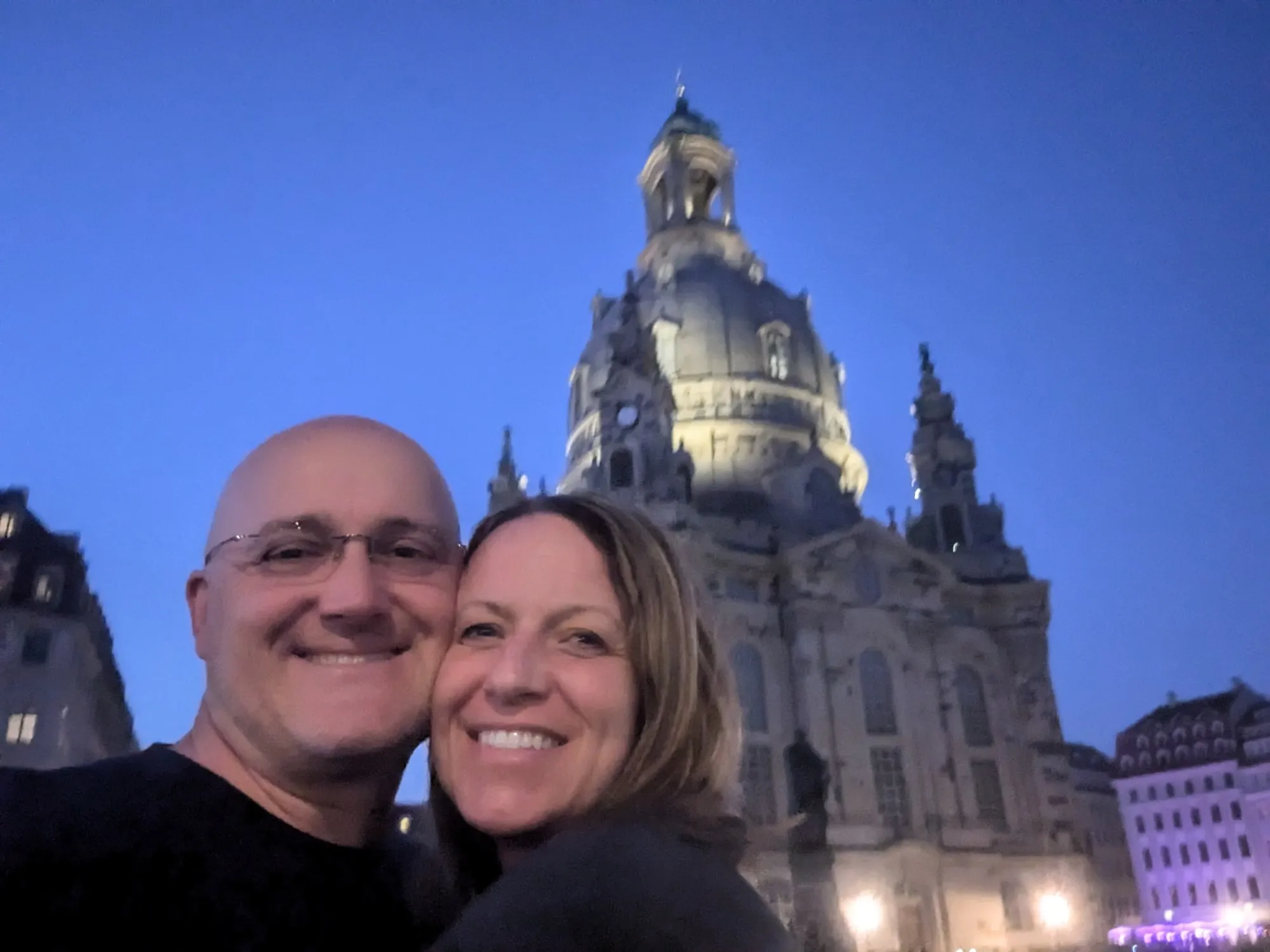 Doug and Heather Silvester in Dresden, Germany