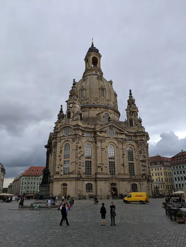 The Frauenkirche from the square