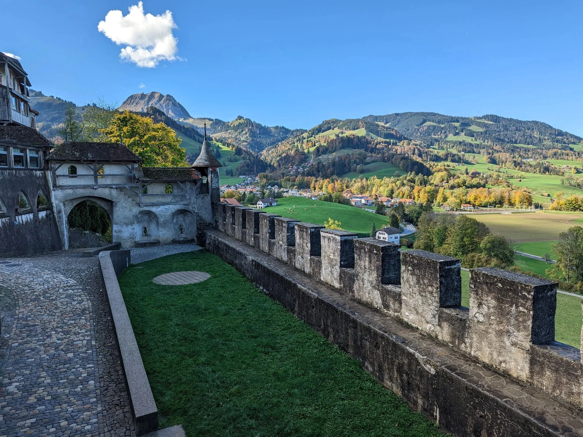 Gruyères, photographed on this trip