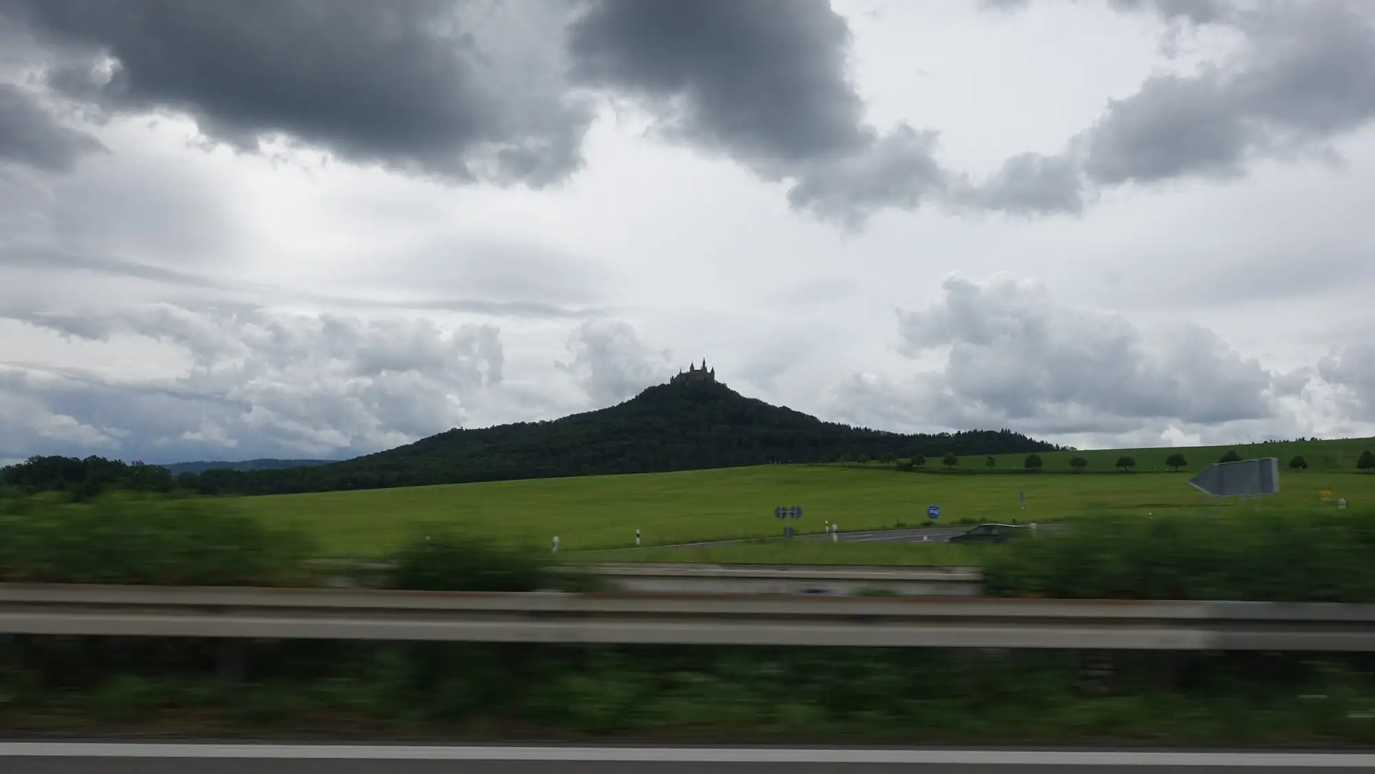 Burg Hohenzollern on its hill, Germany