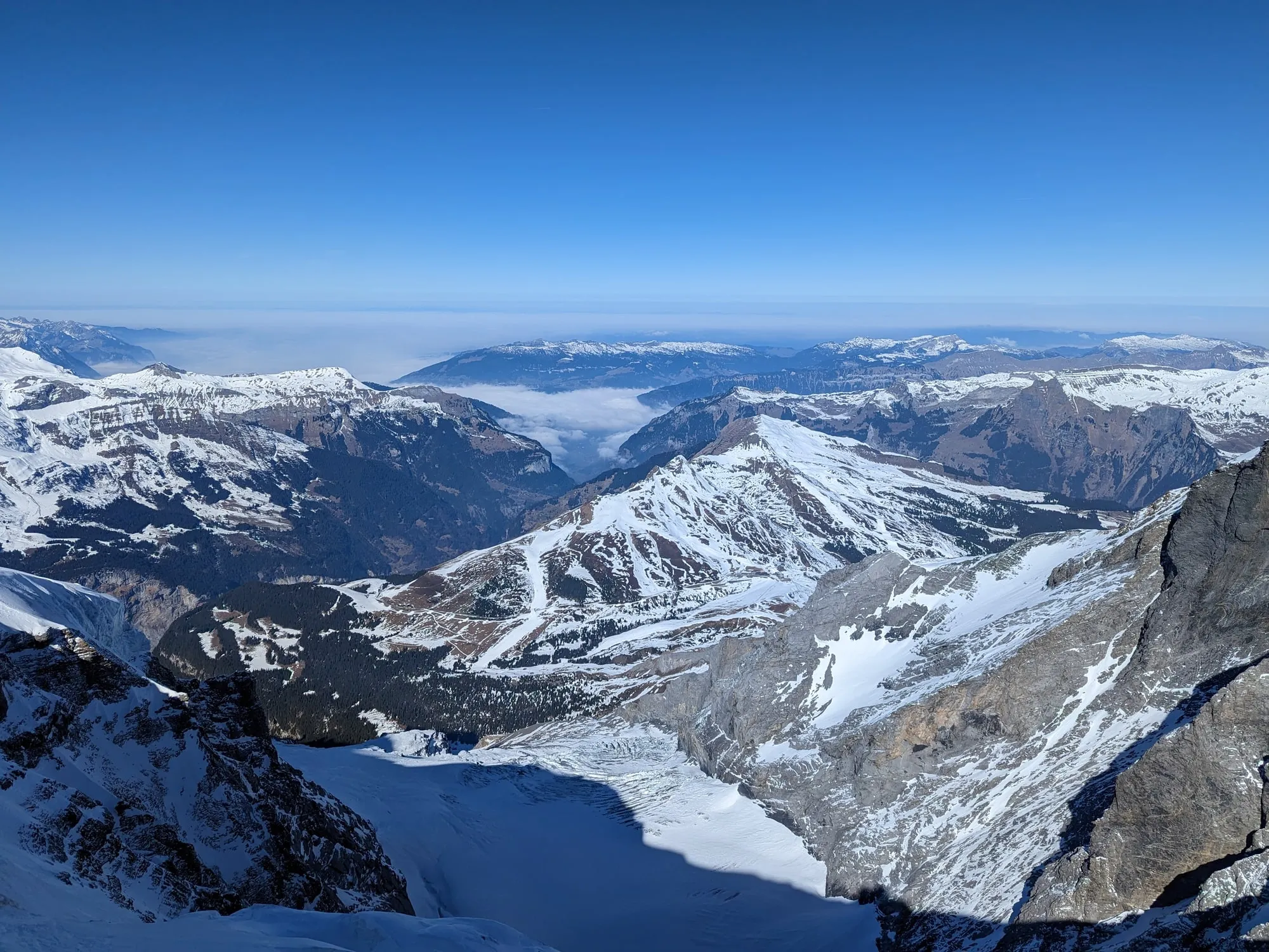 Jungfraujoch, Switzerland, photographed on this trip