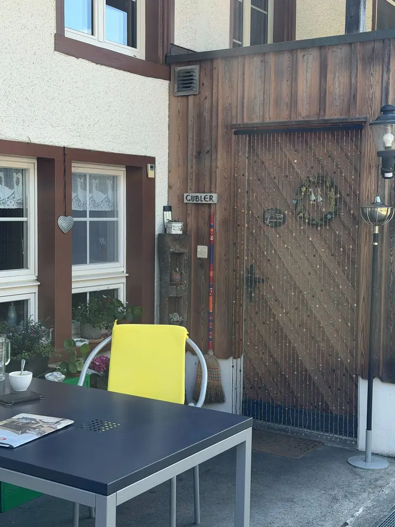 The Gubler name on the door — Müllheim, Thurgau