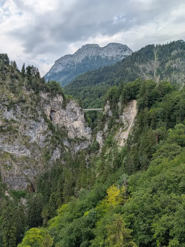 The gorge from the Marienbrücke