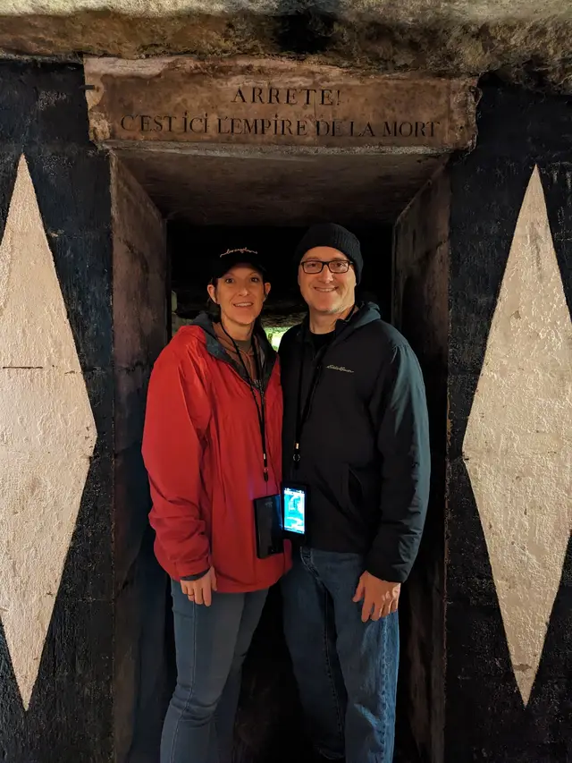 In the catacombs