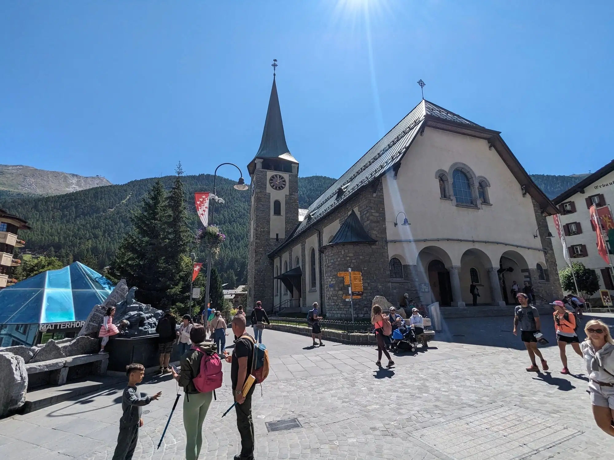 The Matterhorn above Zermatt, photographed on one of our own trips