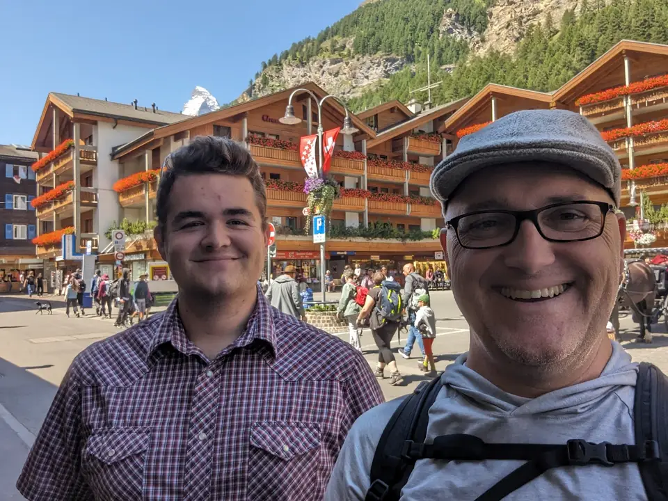 On the main street in Zermatt